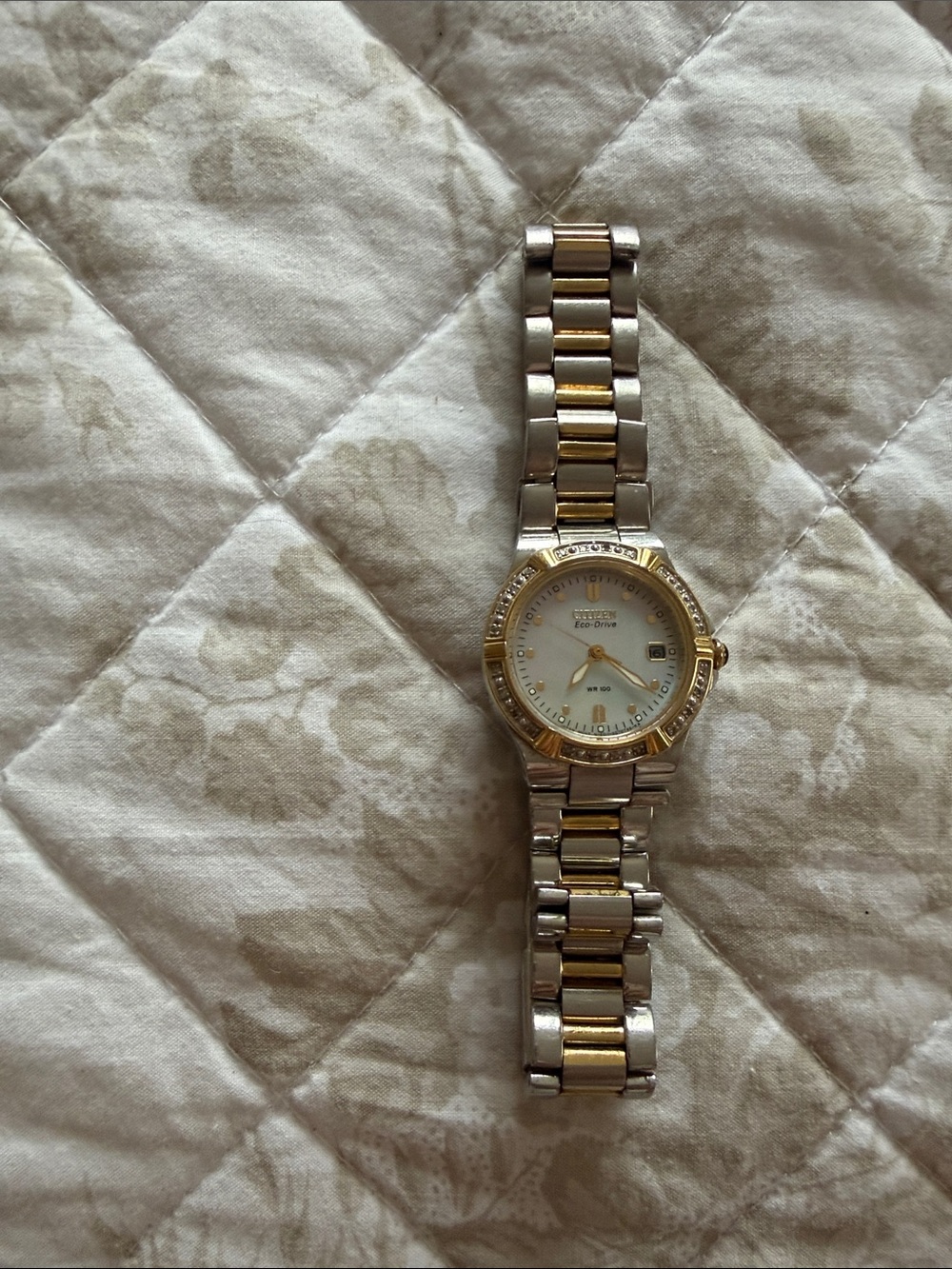 Citizen Two-Tone Ladies Watch — Gold & Silver Bracelet
